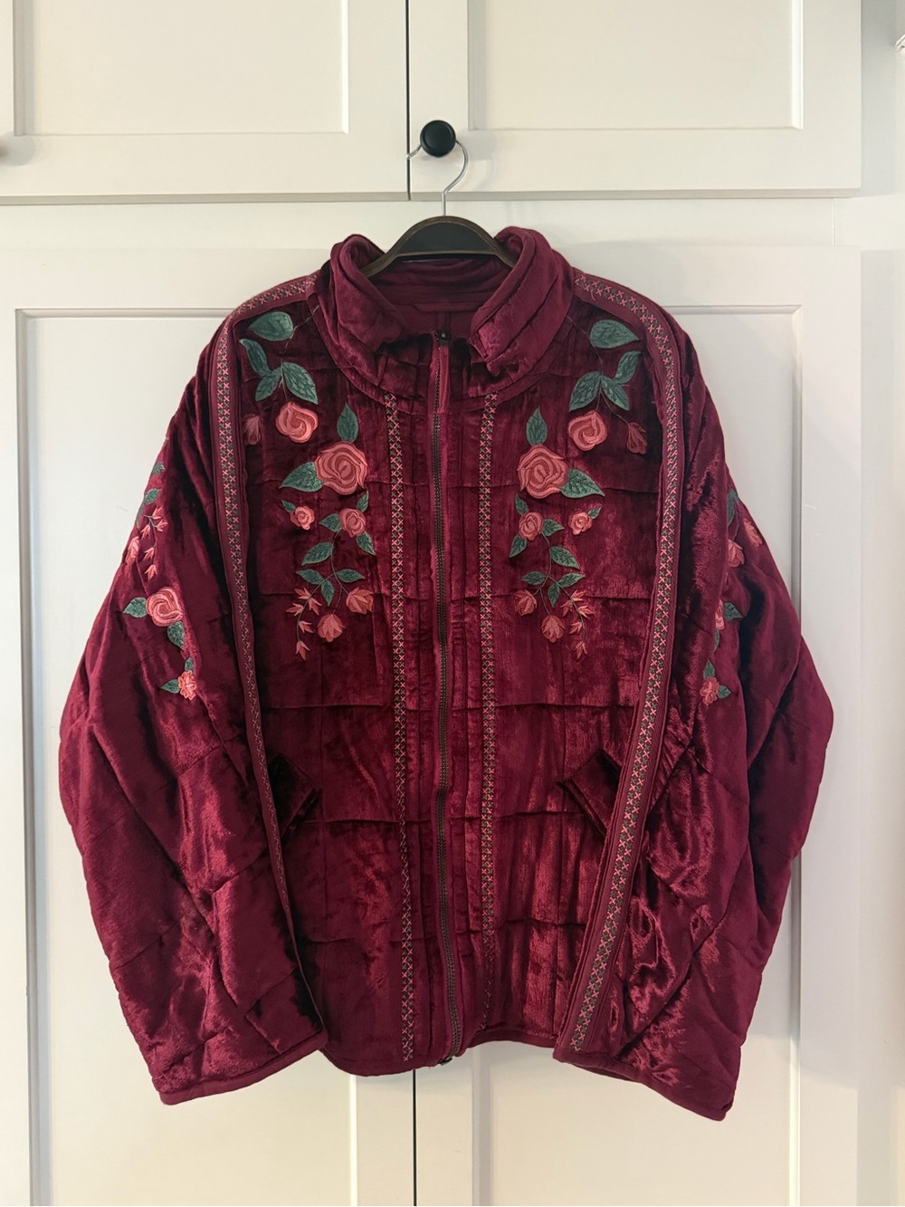 Free People x Anna Sui Dolman Quilted Jacket Size S